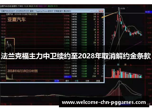 法兰克福主力中卫续约至2028年取消解约金条款